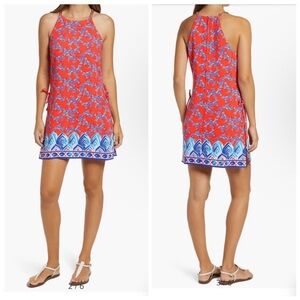 Lilly Pulitzer romper - Pearl Print Romper Orange Color Animal Print Chain